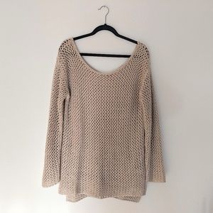 Tan Knit Sweater